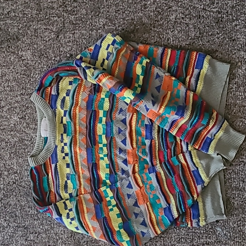 Vintage Leoniak coogi style sweater